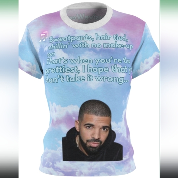 New Drake Summer Edition! Woman's Tee Short Sleeve ! Iconic Lyrics ! - Picture 4 of 7